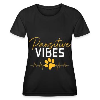 Hundebesitzer Tierfreund - Frauen Funktions-T-Shirt - Schwarz - Vorne - AI Model Female 172 light (172cm)