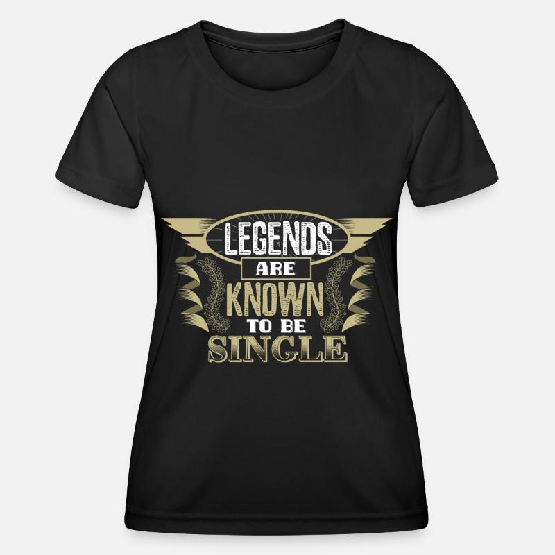 Single Solo Relationship - Women's Functional T-Shirt - black