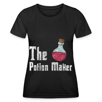 Potions de guérison Guérisseur de santé - T-shirt sport Femme - noir - Devant - AI Model Female 172 light (172cm)