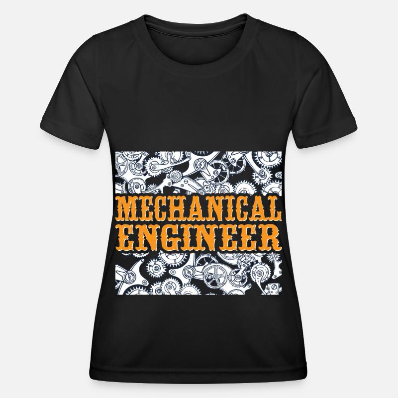 Mechanics Engineer Mechanical Engineering - Women's Functional T-Shirt - black