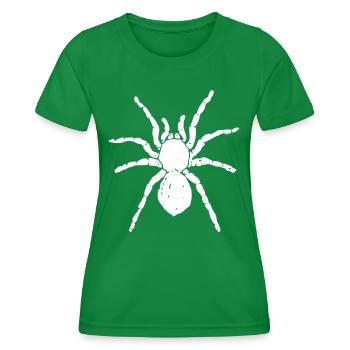 Spinne - Frauen Funktions-T-Shirt - Kelly Green - Vorne - AI Model Female 172 dark (172cm)