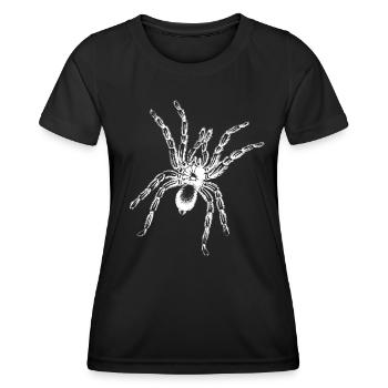 Spinne - Frauen Funktions-T-Shirt - Schwarz - Vorne - AI Model Female 172 light (172cm)