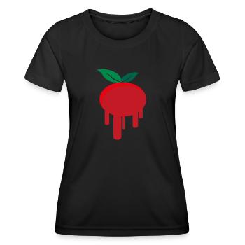 Tomate - Frauen Funktions-T-Shirt - Schwarz - Vorne - AI Model Female 172 light (172cm)