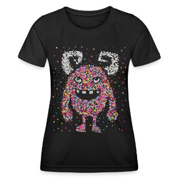 Carnaval Carnaval Confettis Monster Kölle Alaaf - T-shirt sport Femme - noir - Devant - AI Model Female 172 light (172cm)