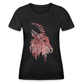 Geißbock Rot Weiß Rut un Wiess Karneval Köln Kölle - T-shirt sport Femme - noir - Devant - AI Model Female 172 light (172cm)