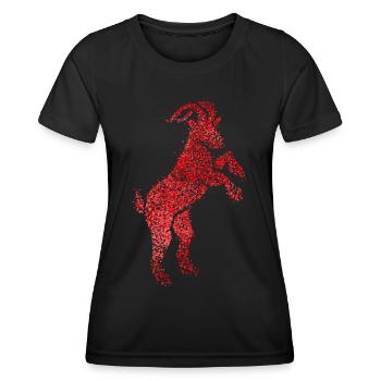 Carnaval Cologne Confetti Kölle Confetti Jeck Narr - T-shirt sport Femme - noir - Devant - AI Model Female 172 light (172cm)