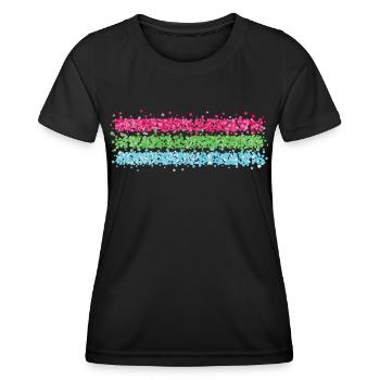 Polysexuel Polysexuel Polysexuel - T-shirt sport Femme - noir - Devant - AI Model Female 172 light (172cm)