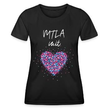 MTLA Labormedizin Chemielaborantin MTA Krankenhaus - Frauen Funktions-T-Shirt - Schwarz - Vorne - AI Model Female 172 light (172cm)