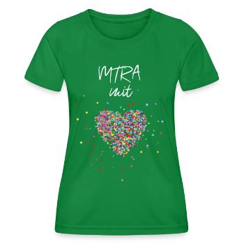 MTRA mit Herz Radiologie Medizinisch Technisch - Frauen Funktions-T-Shirt - Kelly Green - Vorne - AI Model Female 172 dark (172cm)