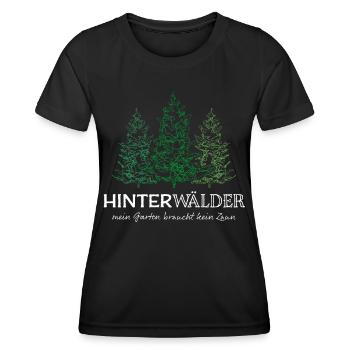 Schwarzwald Landei Dorfleben Landleben Dorf Natur - Frauen Funktions-T-Shirt - Schwarz - Vorne - AI Model Female 172 light (172cm)