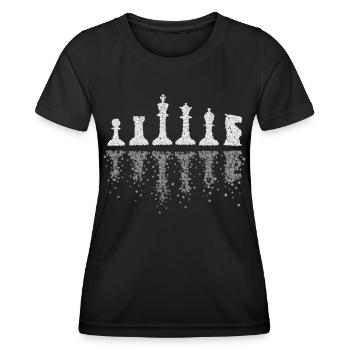 Chess Chess Player Chess Tournament Chess Master - Women's Functional T-Shirt - black - Front - AI Model Female 172 light (172cm)