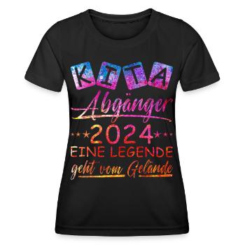 Kita Abgänger 2024 - Frauen Funktions-T-Shirt - Schwarz - Vorne - AI Model Female 172 light (172cm)
