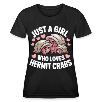 Crabe Crabe Crabe Crabe Crabe Crabe - T-shirt sport Femme - noir - Devant - AI Model Female 172 light (172cm)