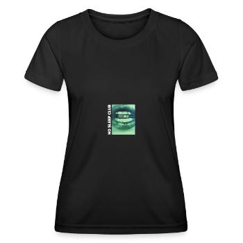 Techno Music Raver Electro Musik DJ Discjokey - Women's Functional T-Shirt - black - Front - AI Model Female 172 light (172cm)
