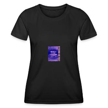 Techno Music Raver Electro Musik DJ Discjokey - Women's Functional T-Shirt - black - Front - AI Model Female 172 light (172cm)