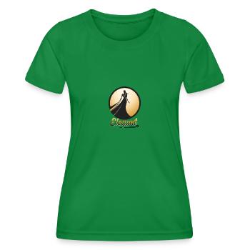Elegant Design - Women's Functional T-Shirt - kelly green - Front - AI Model Female 172 dark (172cm)