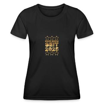 Alpinistes 2025 - T-shirt sport Femme - noir - Devant - AI Model Female 172 light (172cm)