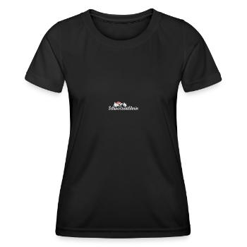 Schwarzwaldmädel Schwarzwald Bollenhut Freiburg - Frauen Funktions-T-Shirt - Schwarz - Vorne - AI Model Female 172 light (172cm)