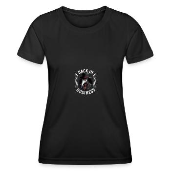 Pestdoktor Pest Arzt Dokotor Mittelalter - Frauen Funktions-T-Shirt - Schwarz - Vorne - AI Model Female 172 light (172cm)