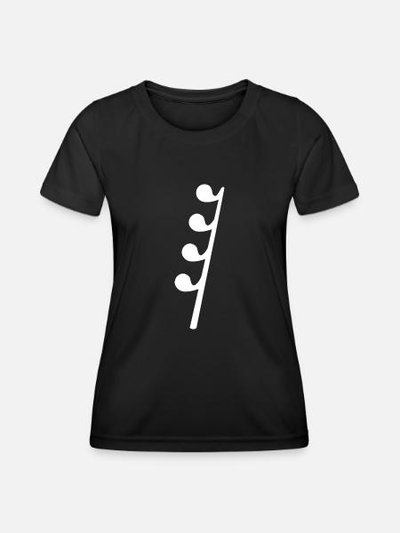 Music REST - Women's Functional T-Shirt - black