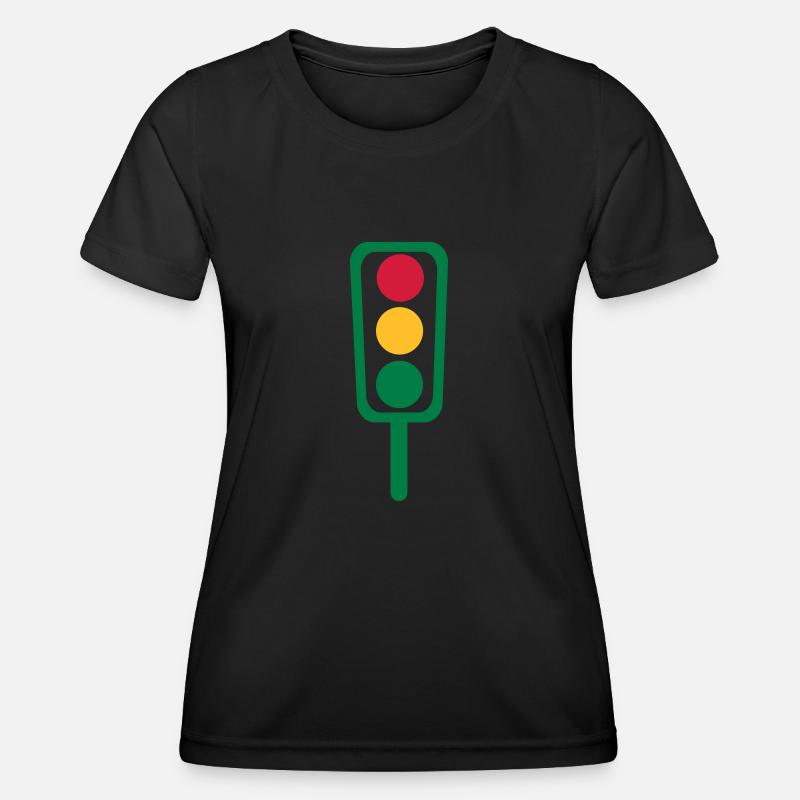 Traffic light - Women's Functional T-Shirt - black