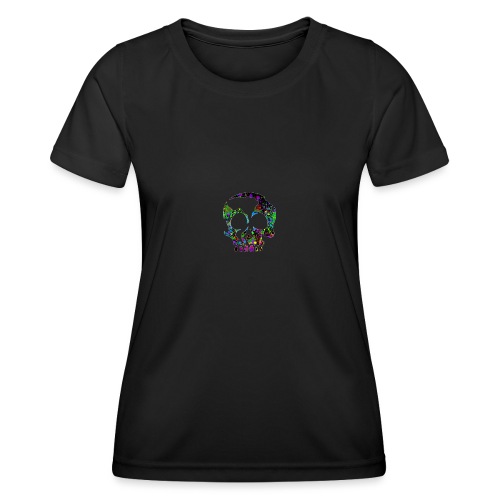 color skull - Functioneel T-shirt voor vrouwen