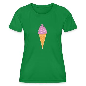 ICE CREAM - Women's Functional T-Shirt - kelly green - Front - AI Model Female 172 dark (172cm)