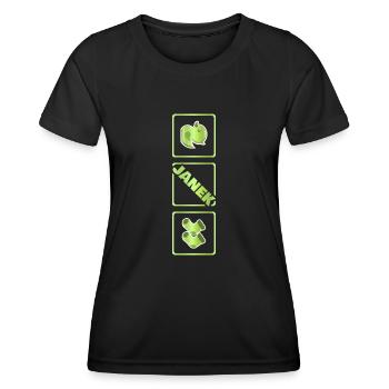 Baby Janek - Frauen Funktions-T-Shirt - Schwarz - Vorne - AI Model Female 172 light (172cm)