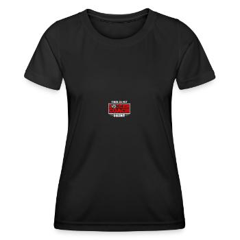 Coaching Football Father Coach Football Coach - Women's Functional T-Shirt - black - Front - AI Model Female 172 light (172cm)
