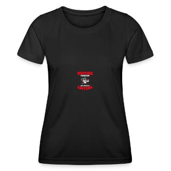 Videograf Filmemacher Filmregisseur Filmemachen - Frauen Funktions-T-Shirt - Schwarz - Vorne - AI Model Female 172 light (172cm)
