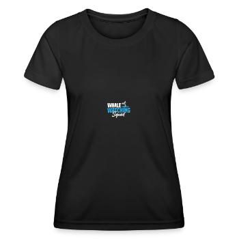 Seaworld Cetacean Orca Observation des baleines - T-shirt sport Femme - noir - Devant - AI Model Female 172 light (172cm)