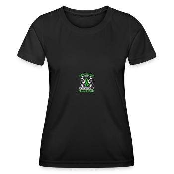 Genesung nach einer Rückenoperation Skoliose-Bewus - Frauen Funktions-T-Shirt - Schwarz - Vorne - AI Model Female 172 light (172cm)