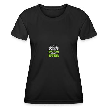 RC Car Track Slot Car Racing RC Racing - Frauen Funktions-T-Shirt - Schwarz - Vorne - AI Model Female 172 light (172cm)