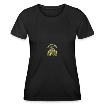 Corrections officer - Women's Functional T-Shirt - black - Front - AI Model Female 172 light (172cm)