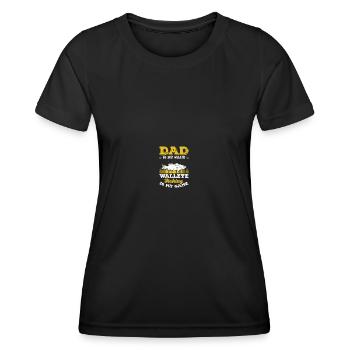 Walleye Hunter Walleye Fishing - Women's Functional T-Shirt - black - Front - AI Model Female 172 light (172cm)