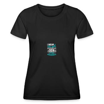 PTSD Awareness - Women's Functional T-Shirt - black - Front - AI Model Female 172 light (172cm)