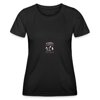 Colour Guard Colour Guard - Women's Functional T-Shirt - black - Front - AI Model Female 172 light (172cm)