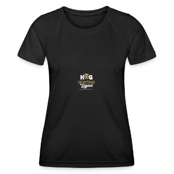 Hog Hunter Pig Hunt - Women's Functional T-Shirt - black - Front - AI Model Female 172 light (172cm)
