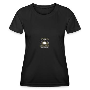 Hog Hunter Pig Hunt - Women's Functional T-Shirt - black - Front - AI Model Female 172 light (172cm)