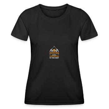 Hog Hunter Pig Hunt - Women's Functional T-Shirt - black - Front - AI Model Female 172 light (172cm)