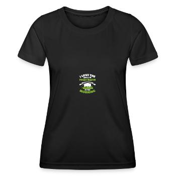 Hog Hunter Pig Hunt - Women's Functional T-Shirt - black - Front - AI Model Female 172 light (172cm)