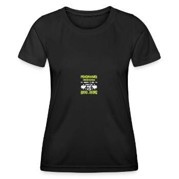 Paranormal Investigator Ghostbusters - Women's Functional T-Shirt - black - Front - AI Model Female 172 light (172cm)