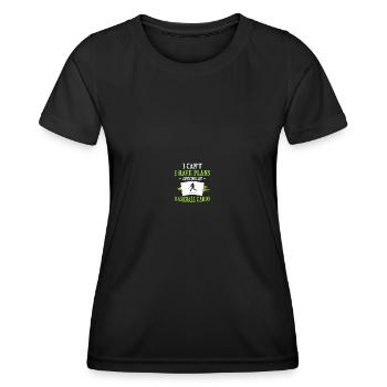 Baseball Card Collector Baseball Card - T-shirt sport Femme - noir - Devant - AI Model Female 172 light (172cm)