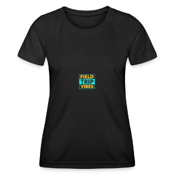 Journée d’excursion de l’enseignant sur le terrain - T-shirt sport Femme - noir - Devant - AI Model Female 172 light (172cm)