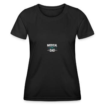 Medical Coding Medical Coders - Women's Functional T-Shirt - black - Front - AI Model Female 172 light (172cm)