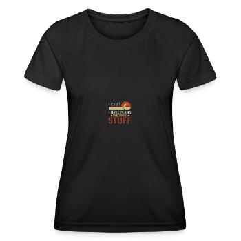 Lancer Athlétisme Lancer du poids - T-shirt sport Femme - noir - Devant - AI Model Female 172 light (172cm)