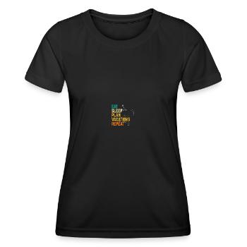 Urlaubsplaner Reisebüro Reisebüro - Frauen Funktions-T-Shirt - Schwarz - Vorne - AI Model Female 172 light (172cm)