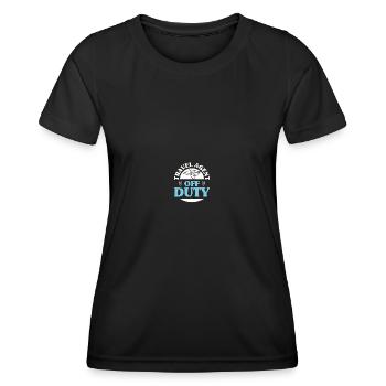 Urlaubsplaner Reisebüro Reisebüro - Frauen Funktions-T-Shirt - Schwarz - Vorne - AI Model Female 172 light (172cm)