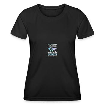Planificateur de vacances Agence de voyages Agence de voyages - T-shirt sport Femme - noir - Devant - AI Model Female 172 light (172cm)