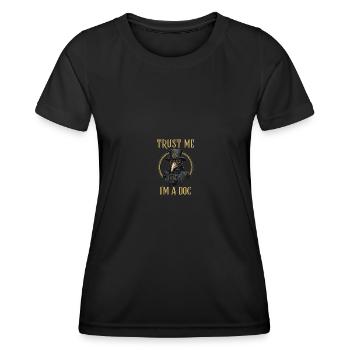 Pestdoktor Pest Arzt Dokotor Mittelalter - Frauen Funktions-T-Shirt - Schwarz - Vorne - AI Model Female 172 light (172cm)